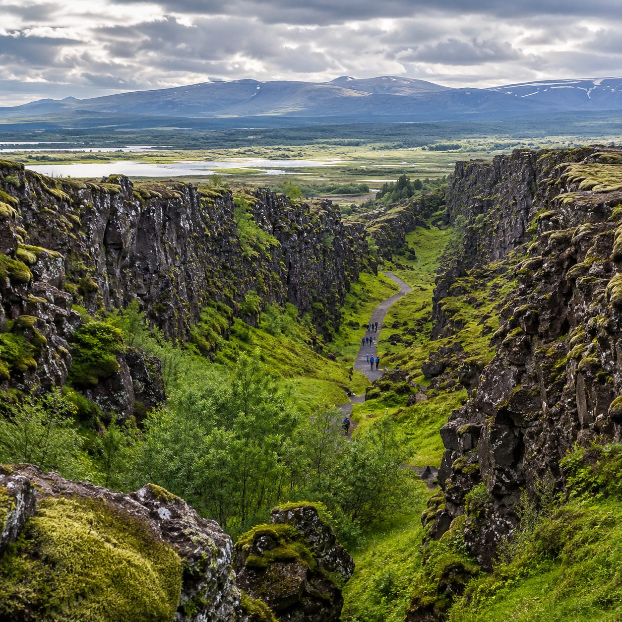 Þingvellir National Park canyon